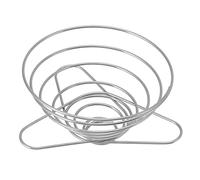 WGFOIP Portable Stainless Steel Foldable Coffee Filter Cup Non Slip Outdoor Camping Dripper Holder for Backpackers (L)