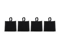 WGFOIP Radio Microphone Holder Secure Strong Stitched Law Enforcement Mic Hanger for Performances, Blending Fabric Material, 4PCS (Short Cable)