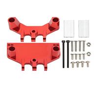 WGFOIP RC Car Servo Link Bracket Aluminum Alloy High Strength Upgrade for MN86K MN86KS MN86 MN86S 1/12 RC Cars Easy Installation (Red)