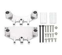 WGFOIP RC Car Servo Link Bracket Aluminum Alloy High Strength Upgrade for MN86K MN86KS MN86 MN86S 1/12 RC Cars Easy Installation (Silver)