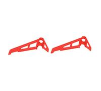 WGFOIP RC Helicopter Tail Replacement Set 2Pcs Durable Plastic for K130 K200 Red Easy Install