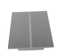 WGFOIP Silicone Dish Drying Mat, Draining Board Mat Heat Resistant Trivet Countertop Protector for Draining Sink, Drying Cushion(Grey)
