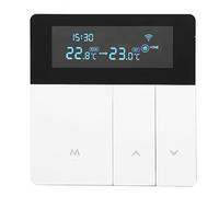 WGFOIP Smart Color Thermostat Intelligent LCD Display Programmable Electric Heating Thermostat for Home Office Hotel, AC, PC Mystical/Fantasy Retardant Material (WiFi, (Voice Control for Yandex