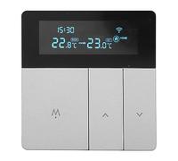 WGFOIP Smart Color Thermostat Intelligent LCD Display Programmable Electric Heating Thermostat for Home Office Hotel, AC, PC Mystical/Fantasy Retardant Material (WiFi, (Voice Control for Yandex