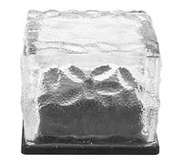 WGFOIP Solar Glass Brick Light, Underground Buried Brick Lamp Waterproof Pavers Lights Landscaping Lights for Garden, Patio, Pathway