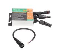 WGFOIP Solar Grid Tie Inverter Compact Design Efficient Pure Sine Wave Power Converter for Small Solar Systems Aluminium Alloy 180W
