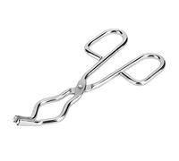 WGFOIP Stainless Steel Crucible Forceps Clamp Beaker Holder Pliers 7mm Heavy Duty Non Slip Gripping, Aircraft Class Rivet for Stability (200mm)