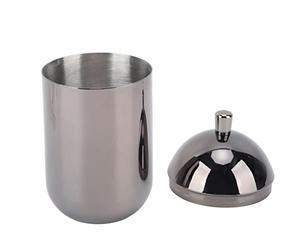 WGFOIP Stainless Steel Durable Multi Purpose Cotton Swab Holders for Home Bathroom, Cute Canisters for Hair Accessories, Paper Clips, for Home Decor