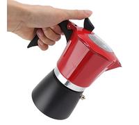 WGFOIP Stovetop Moka Pot with Transparent Lid, Maker Stovetop Coffee Maker, Italian Style Aluminum Coffee Pot for Travel Camping (No. 6 Pot 300ML)