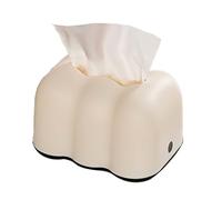 WGFOIP Tissue Box Cover, Cloud Shape Wall Mounted Facial Tissue Holder, Paper Dispenser Plastic Box Holder, Easy to Clean for Bathroom Living Room
