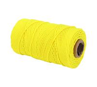 WGFOIP Underwater Wearproof Diving Reel Line Replacement Strong Nylon Fluorescent Yellow Rope for Coral Reefs Exploration (83 Meters)