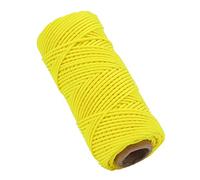 WGFOIP Underwater Wearproof Diving Reel Line Replacement Strong Nylon Fluorescent Yellow Rope for Coral Reefs Exploration (46 Meters)