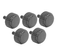 WGFOIP Watch Crown Kit 5pcs Durable Steel Repair Tools for Professional Watch Repairers Black (5mm Grown)