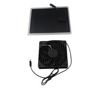 WGFOIP Weatherproof Solar Powered Fan Kit 10W for Greenhouses | , sunlight controlled, versatile installation for outdoor spaces