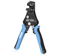 WGGE Automatic Heavy Duty Wire Stripper/Wire Cutter, 3 in 1 Adjustable Wire Stripper Tool for 8-18 AWG Solid and Stranded Electrical Wire | 10-22 AWG Wire Crimping Tool