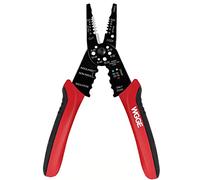 WGGE WG-015 Professional 8-inch Multi-Function Wire Stripper/Crimper, Cutter, Cable Stripper, Hand Tool