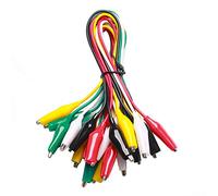 Tonver WG-026 10 Pieces and 5 Colors Test Lead Set & Alligator Clips,20.5 inches (1 PACK)