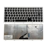 WGGYGMD Russian Latin Spanish Keyboard For Lenovo for Ideapad U310 Touch U310-ITH Notebook White Frame Keyboards T3D1-SPA RUS 9Z.N7GSQ.30R Easy to replace(LA Latin)