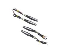 WGHPOSQTJ Motorbike Indicators Turn Signal Light 2PCS Universal Motorcycle Turn Signal Light 12v Flasher Indicator Blinker Rear Lights Lamp Accessories