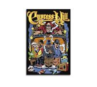 WGJYMX Music Illustration Cypress Hill Group Decorative Painting Canvas Wall Posters And Modern Family Bedroom Decor 12x18inch(30x45cm)