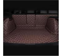 WGNGVFEN Car Full Coverage Boot Mats for Lexus LX 5 seats 2016-2023, Leather Rear Trunk Mat Liner Cargo Tray Protector Pad Waterproof Anti Scratch Accessories Interior,E/Coffee