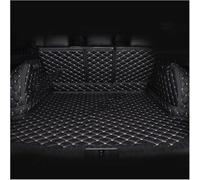 WGNGVFEN Car Full Coverage Boot Mats for Mazda CX-8 2019-2023, Leather Rear Trunk Mat Liner Cargo Tray Protector Pad Waterproof Anti Scratch Accessories Interior,A/Black Beige