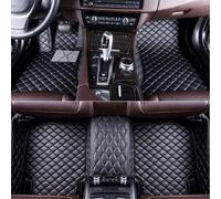 WGNGVFEN Custom Luxury Car Floor Mats for Peugeot 308 Phase 2 2021-2025, Leather Waterproof and Anti Slip Front Rear Row Carpet Protection Set Liners Fully Covered Floor Mats,A/Black