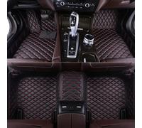 WGNGVFEN Custom Luxury Car Floor Mats for Peugeot 308 Phase 2 2021-2025, Leather Waterproof and Anti Slip Front Rear Row Carpet Protection Set Liners Fully Covered Floor Mats,C/Black Red