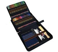 WGOT Drawing Colouring Pencils Set, 72 Pack Coloured Pencils and Sketch Pencil, Art Supplies Drawing Set for Adults Colouring Drawing Sketching