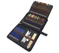 WGOT Drawing Pencils, 72 Pieces Sketch Pencils and Coloured Pencils - for Colouring and Drawing - Ideal for Artists, Adults