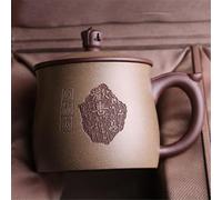 WGQDQDBY Purple Clay Cup Lid Master Mugs Office Tea Brewing Handmade Tea Set Ware-Color-Shape