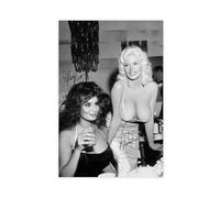 WGRWA American Actresses Jayne Mansfield Poster Canvas Poster Bedroom Decor Sports Landscape Office Room Decor Gift Unframe-style 08x12inch(20x30cm)