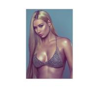 WGRWA Australian Female Singers Iggy Azalea Poster Canvas Poster Bedroom Decor Sports Landscape Office Room Decor Gift Unframe-style 12x18inch(30x45cm)