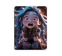 WGRWA Jinx Poster Arcane Jinx Poster Retro Poster Metal Tin Sign Chic Art Retro Iron Painting Bar People Cave Cafe Family Garage Poster Wall Decoration 12x16inch(30x40cm)