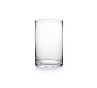 WGV Cylinder Vase, Diameter 5", Height 8", Clear Glass Floral Container, Wedding Party Event, Home Office Decor, 1 Piece