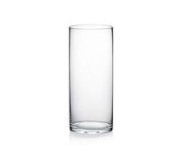 WGV Quality Thick Cylinder Vase, Diameter 5", Height 12", Clear Glass Floral Planter Container, Tall Centerpiece Arrangement for Wedding Home Decor, 1 Piece