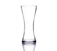 WGV Unique Bouquet Glass Vase, Width 5", Height 12", Clear Flared Gathering Vase, Floral Container for Wedding Party Event, Home Office Decor, 1 Piece