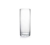 WGVI Cylinder Vase, 4" W x 10" H, Floral Container, Flower Vases, Glass Candle Holder Centerpiece Planter Terrarium for Wedding Party, Home Accent Decor, Clear, 1 Piece