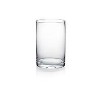 WGV Cylinder Vase, 4"W x 6"H, Floral Container, Glass Centerpiece for Wedding Party Event, Home Office Decor, Clear, 1 Piece