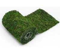 WGXX 108'' x 12'' Moss Table Runner, Moss Roll Carpet Dried Moss Sheet Roll for Moss Wall for Wedding Party Garden Garden Decoration