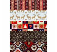 WH Wrapping Paper 1.5 m x 70 cm Platinum Metallised Assorted Pack of 8 Rolls