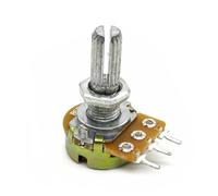 WH148 3PIN 20mm Single Couplet Potentiometer With Nuts B1K B20K B50K B100K B250K B500K B1M 10Pcs(5K Ohm)
