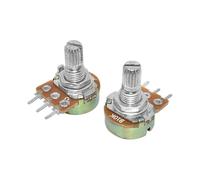 WH148 Linear Potentiometer B1K B2K B5K B10K B20K B50K B100K B250K B500K B1M 15mm Shaft 3pin 10Pcs(100K Ohm)
