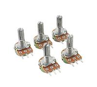 WH148 Potentiometers 20mm Shaft 3Pin Linear Taper Rotary Potentiometer 1K 2K 5K 10K 20K 50K 100K 500K 1M Ohm Variable Resistor Specialised accessories (Size : 250K OHM)
