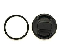 WH1916 58mm Glass UV Filter and 58mm Lens Cap for Fujifilm X-A10 XC16-50mm X-T30 X-T3 XF18-55mm Lens/Canon 1300D 1500D 200D with EF-S 18-55mm Lens