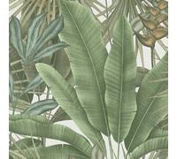 WH30114 - Welcome Home Tropical Leaves Green Galerie Wallpaper