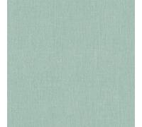 Livingwalls Tapete 396511 Plain Wallpaper in Blue, Green, Turquoise - Plain High-Quality Wallpaper with Textile Structure for Various Rooms - 10.05 m x 0.53 m - Made in Germany