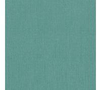 Livingwalls Tapete 396523 Plain Wallpaper in Green, Turquoise, Blue, Plain High-Quality Wallpaper with Textile Structure for Various Rooms, 10.05 m x 0.53 m, Made in Germany