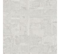 WH30187 - Welcome Home Faux Tile Effect Silver Grey Galerie Wallpaper
