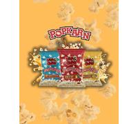 Wha Gwan Popkarn Multipack | Tropical Paradise 3 x 30g | Mac and Cheese 3 x 25g | Jerk It up 3 x 25g | Light Airy Popcorn treat